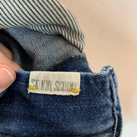 MADEWELL Skinny Skinny jeans low rise dark wash ankle length y2k 2468 - Picture 10 of 14